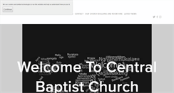 Desktop Screenshot of central-baptist.org.uk