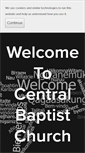 Mobile Screenshot of central-baptist.org.uk